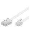 Câble Téléphonique RJ11-RJ45 - 10m - Blanc