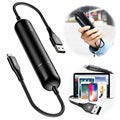 Câble Lightning / Powerbank 2500mAh Baseus Energy 2-en-1 - Noir