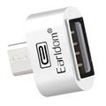 Adaptateur OTG MicroUSB / USB Earldom - Blanc