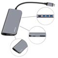Multiprise USB Type-C Momax Onelink 8-in-1 - Grise