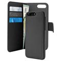 Étui Portefeuille Détachable Puro pour iPhone 7 Plus / iPhone 8 Plus - Noir