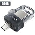 Clé USB SanDisk Ultra Dual Drive m3.0 SDDD3-064G-G46