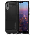 Coque Huawei P20 Spigen Rugged Armor - Noir Mat