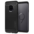 Coque Spigen Rugged Armor pour Samsung Galaxy S9 - Noir Mat
