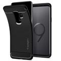 Coque Spigen Rugged Armor pour Samsung Galaxy S9+ - Noir Mat