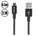 Câble de Charge & de Données USB / MicroUSB Verbatim - 0.3m