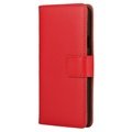 Etui Portefeuille en Cuir pour Samsung Galaxy A3 (2016) - Rouge