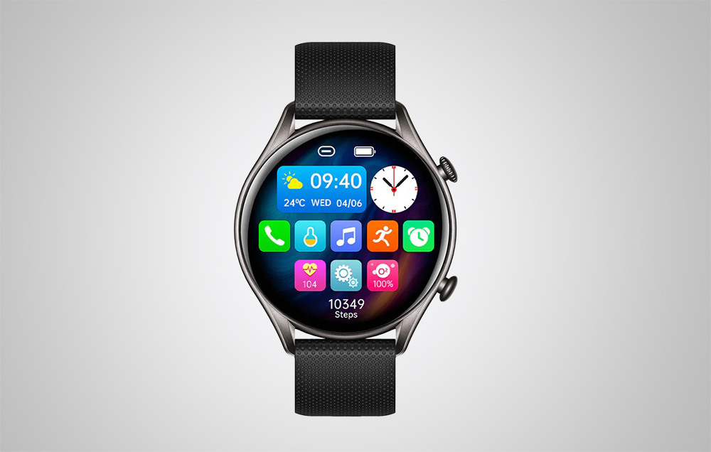 Colmi i20 IP67 Waterproof Smartwatch w. Heart Rate - Noir