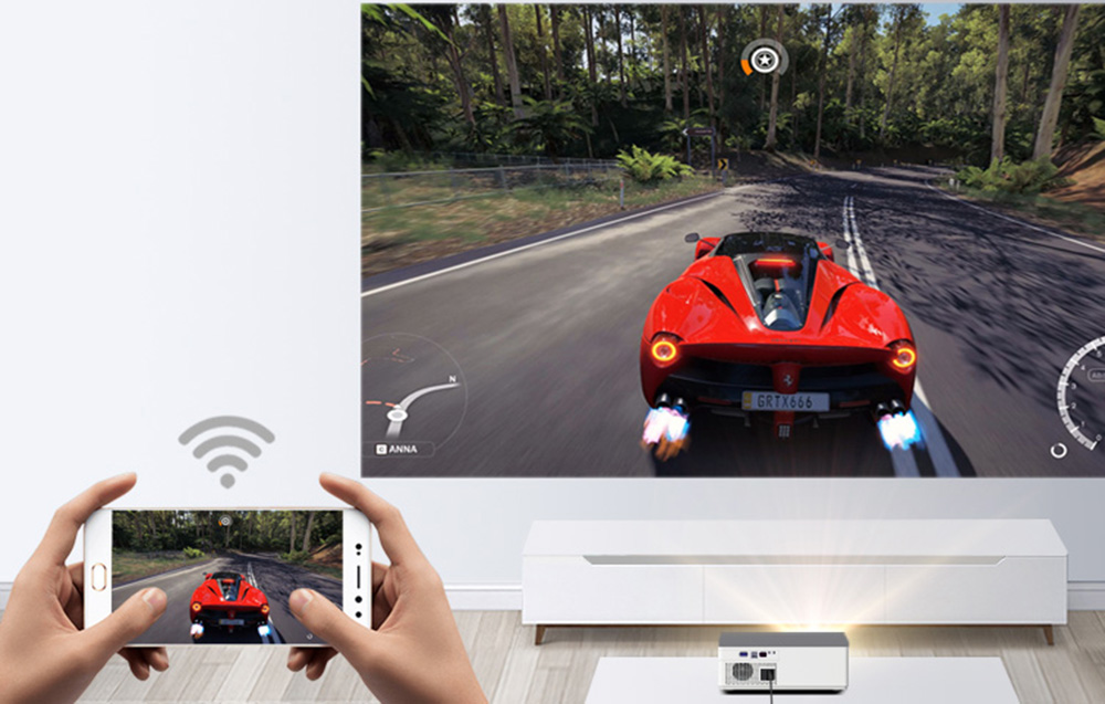 Byintek K20 Smart Projector - Android, Full HD - Blanc
