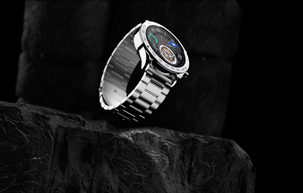 HiFuture FutureGo Pro Smartwatch - Acier inoxydable - Argent