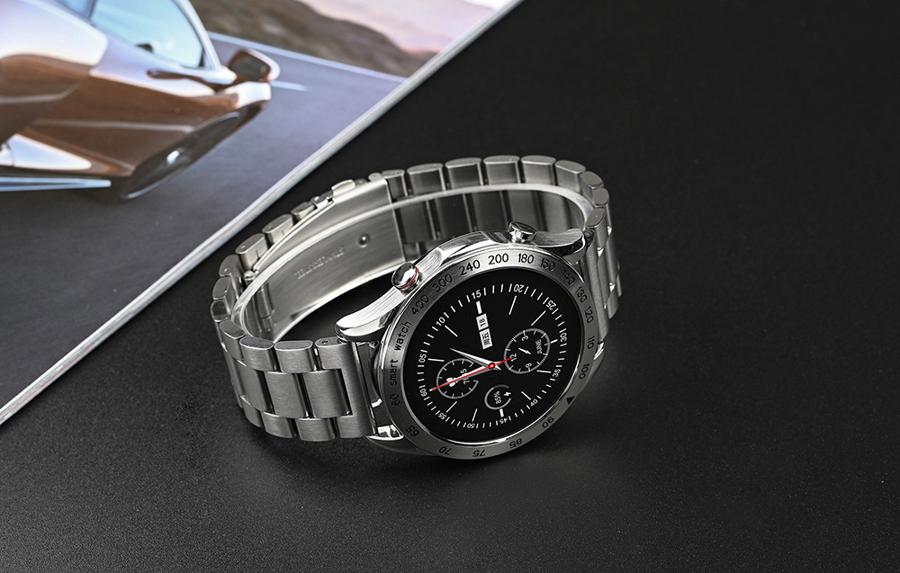 HiFuture FutureGo Pro Smartwatch - Acier inoxydable - Argent