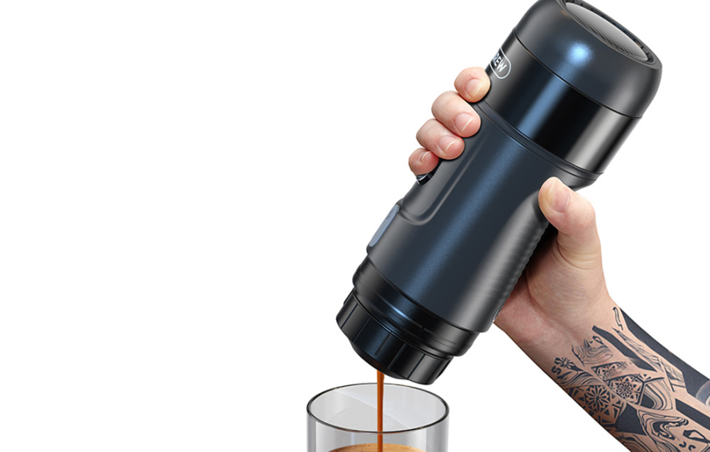 HiBREW H4A Cafetière portable 3 en 1 avec étui 80W