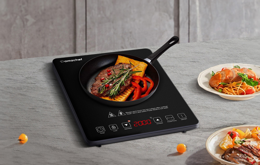 AMZCHEF CB16-BK Cuisinière à induction